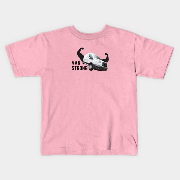 Van Strong Kids T-Shirt by Van Life Garb